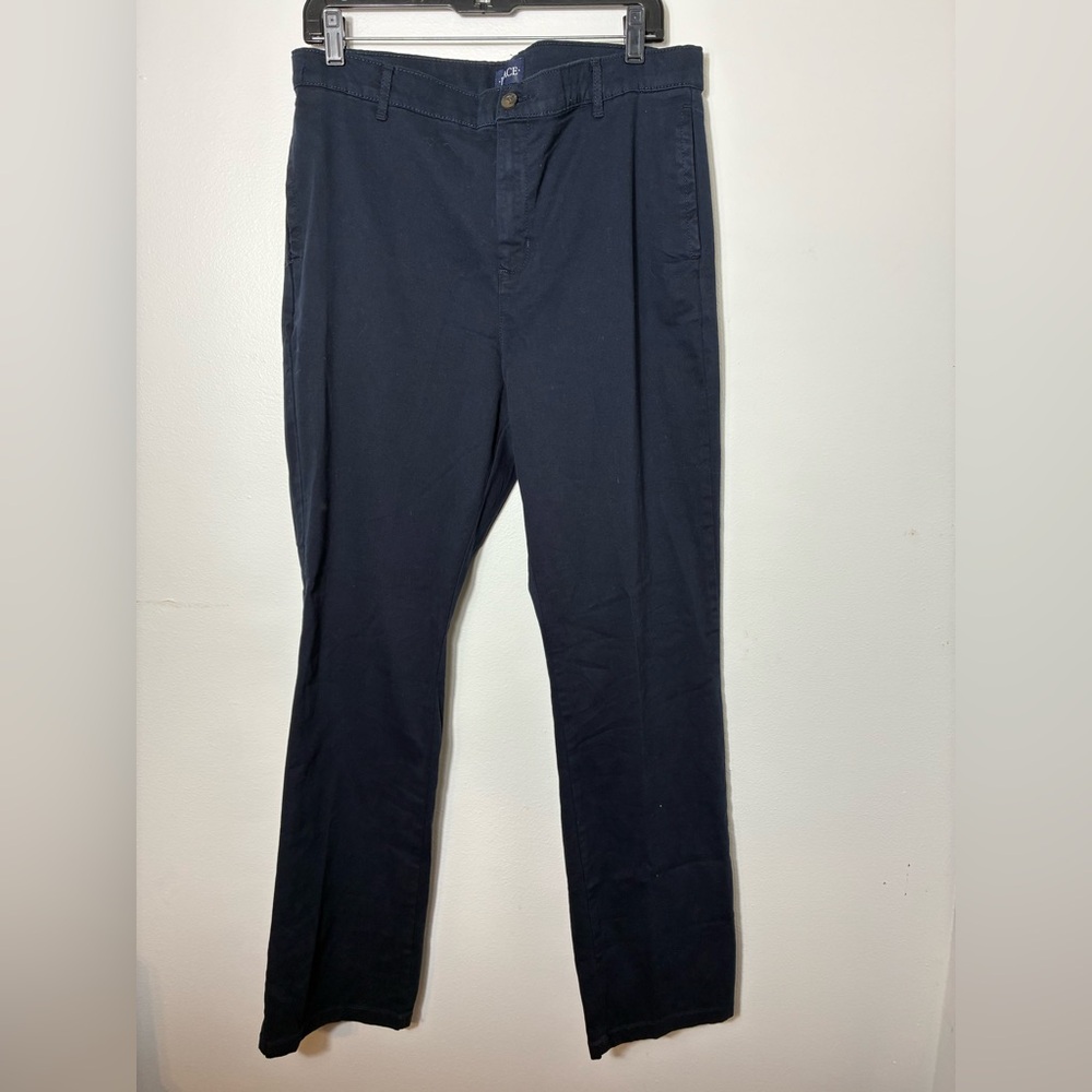 The Children’s Place Boys Sz 18 Chino Pants Straight‎ Leg Navy Blue Sz 18 School